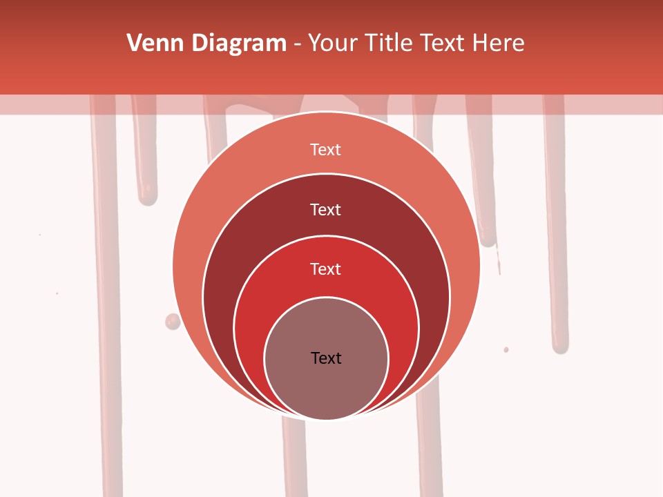 Blotch Drops Spill PowerPoint Template
