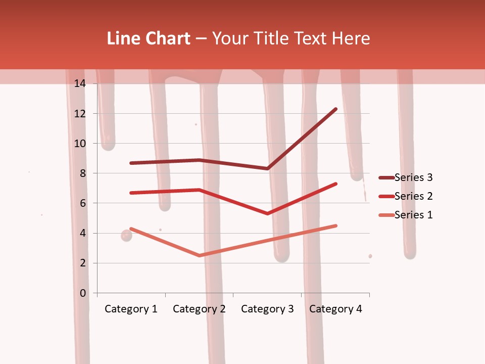 Blotch Drops Spill PowerPoint Template