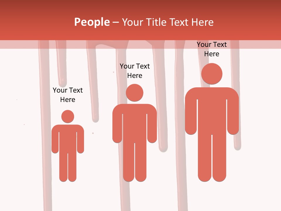 Blotch Drops Spill PowerPoint Template