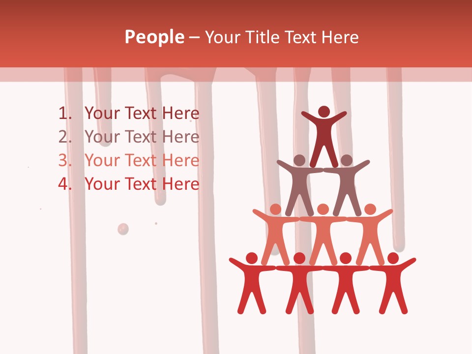 Blotch Drops Spill PowerPoint Template