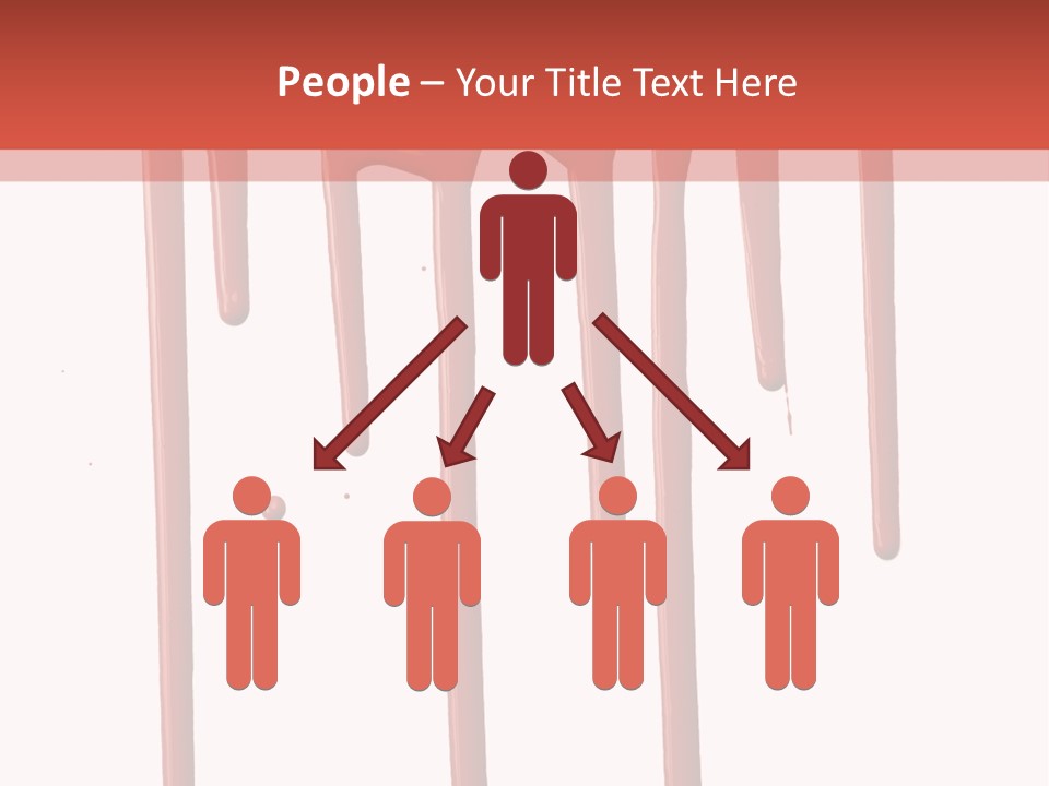 Blotch Drops Spill PowerPoint Template