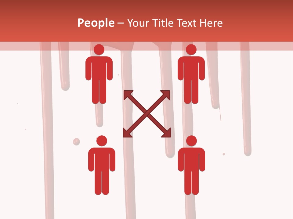 Blotch Drops Spill PowerPoint Template