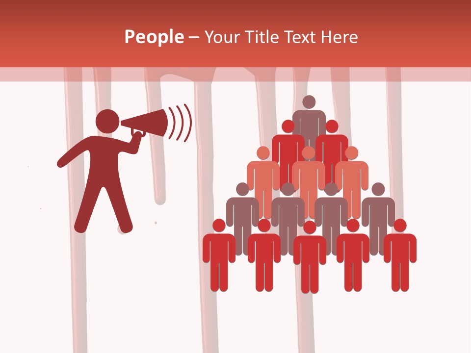 Blotch Drops Spill PowerPoint Template