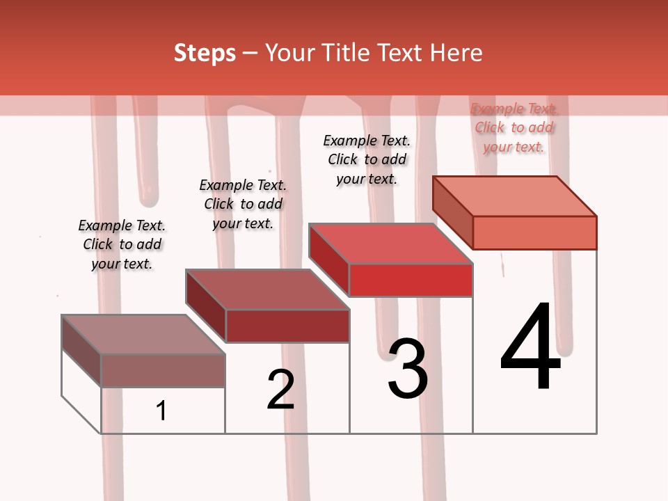 Blotch Drops Spill PowerPoint Template