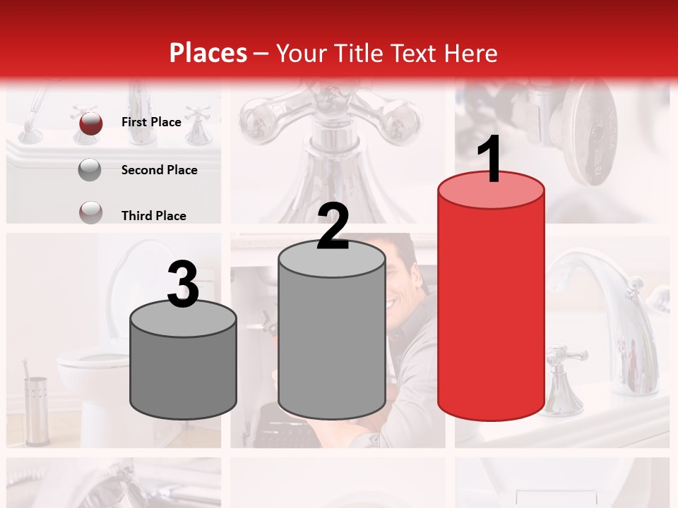 Installing Sink Bath PowerPoint Template