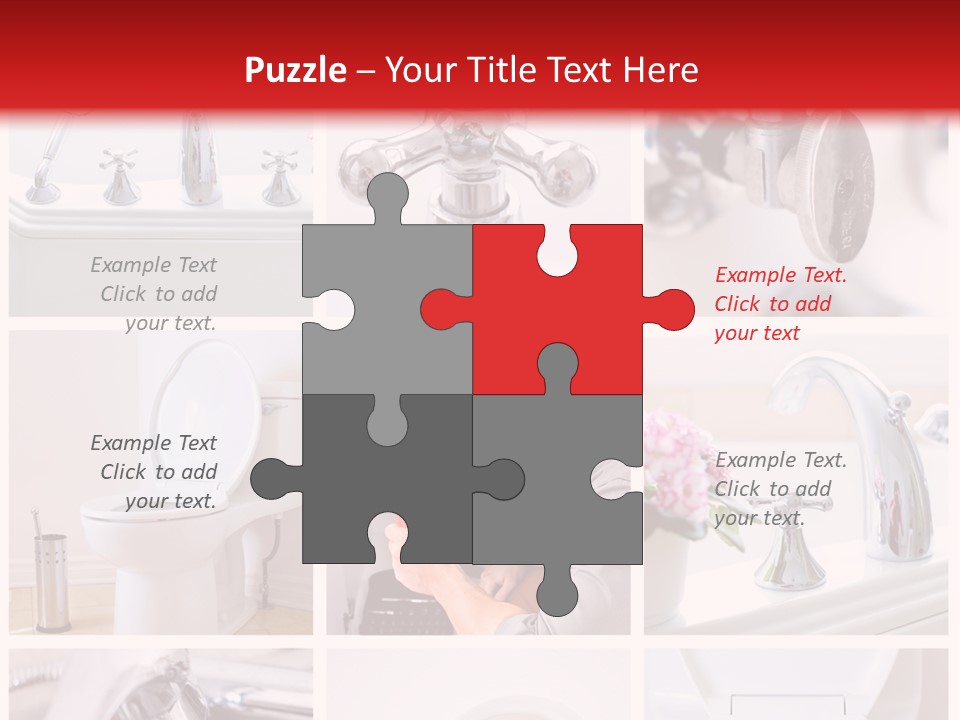 Installing Sink Bath PowerPoint Template