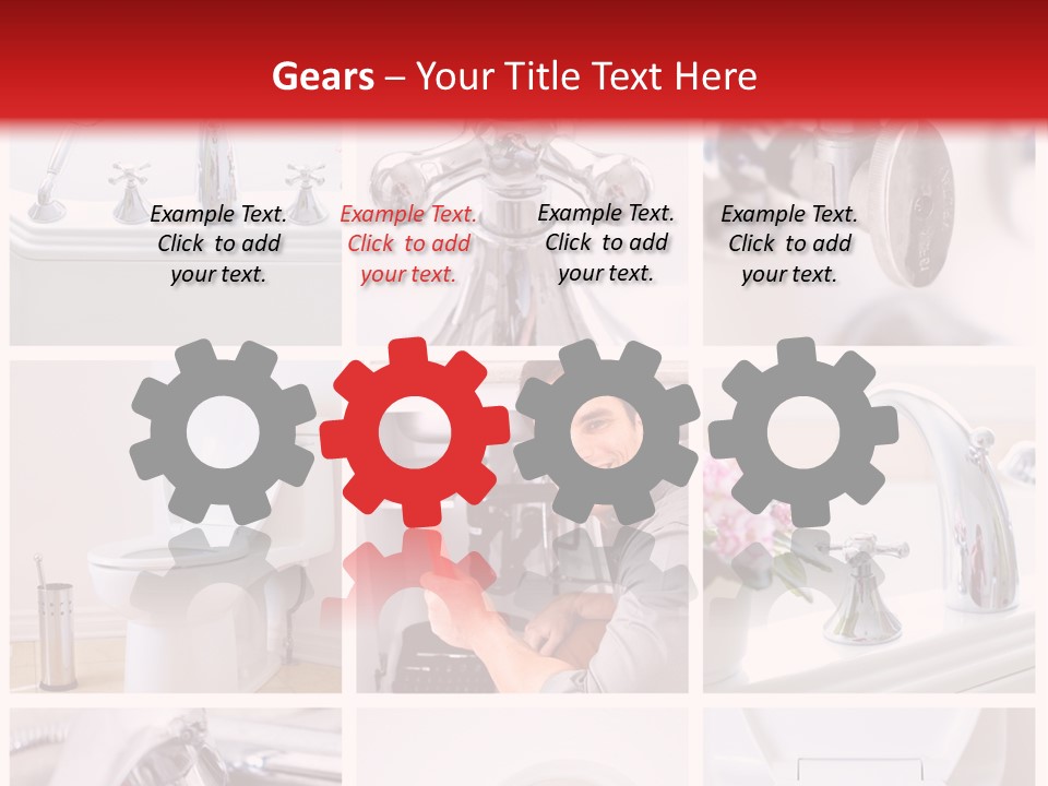 Installing Sink Bath PowerPoint Template