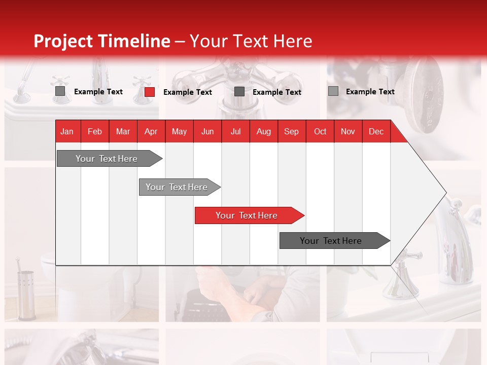 Installing Sink Bath PowerPoint Template