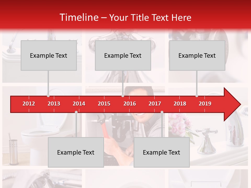 Installing Sink Bath PowerPoint Template