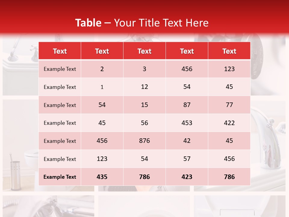 Installing Sink Bath PowerPoint Template