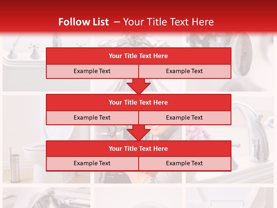 Installing Sink Bath PowerPoint Template