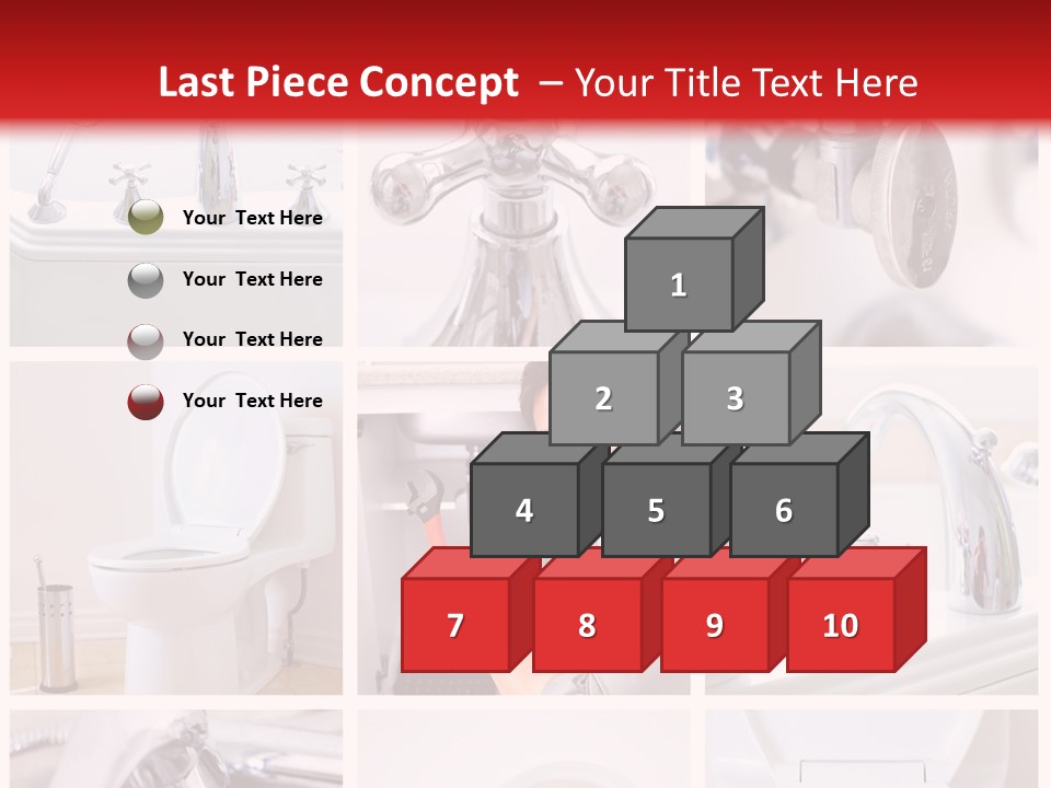 Installing Sink Bath PowerPoint Template