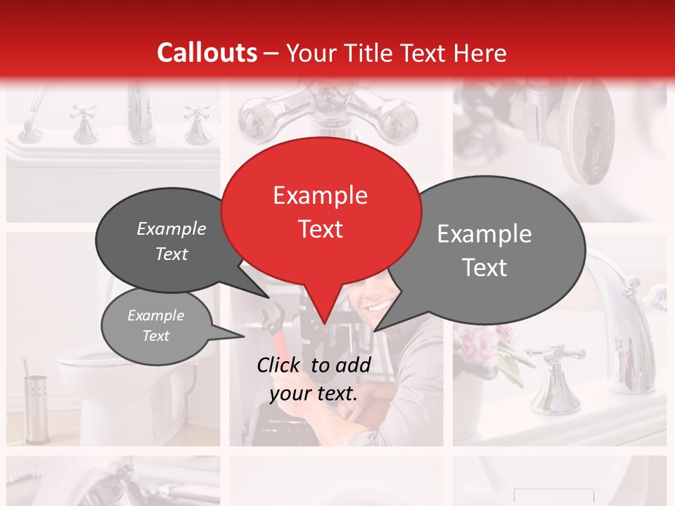 Installing Sink Bath PowerPoint Template