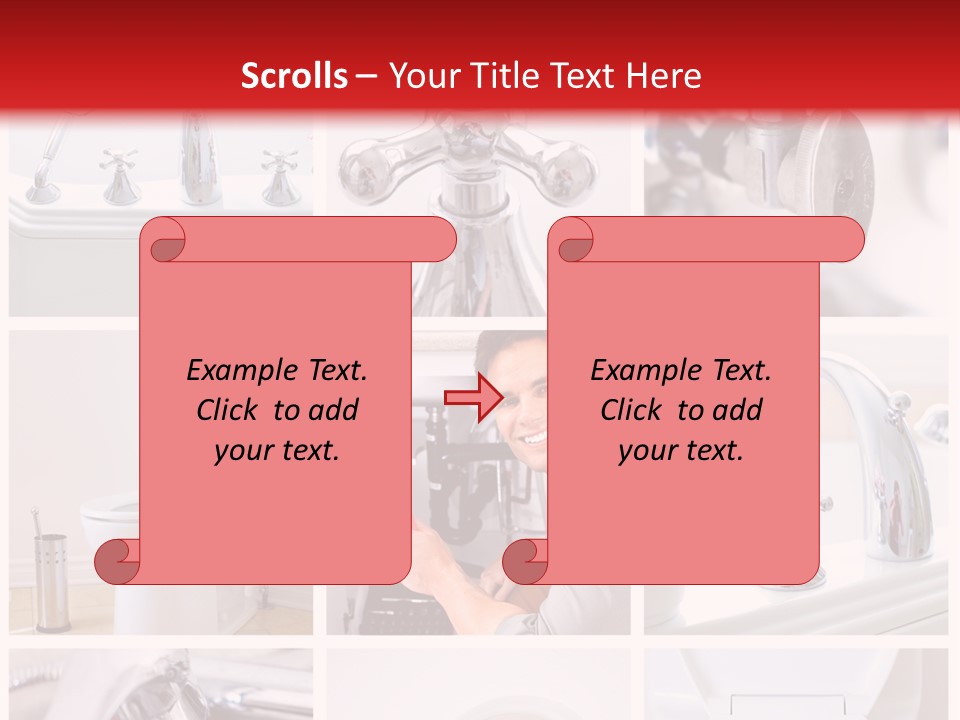 Installing Sink Bath PowerPoint Template