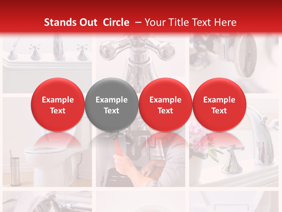 Installing Sink Bath PowerPoint Template