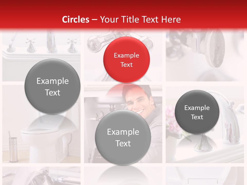 Installing Sink Bath PowerPoint Template
