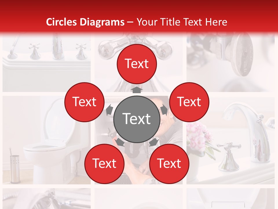 Installing Sink Bath PowerPoint Template