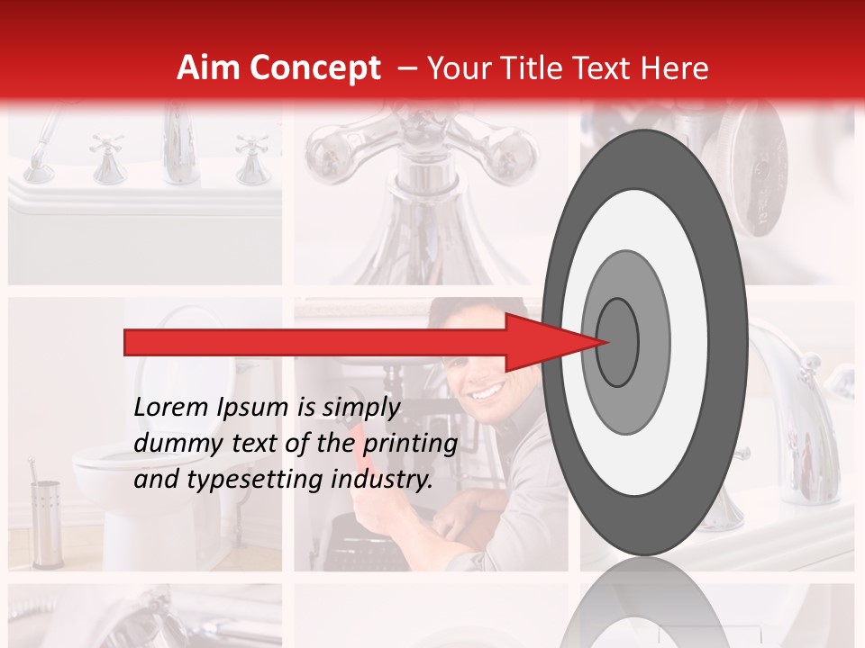 Installing Sink Bath PowerPoint Template