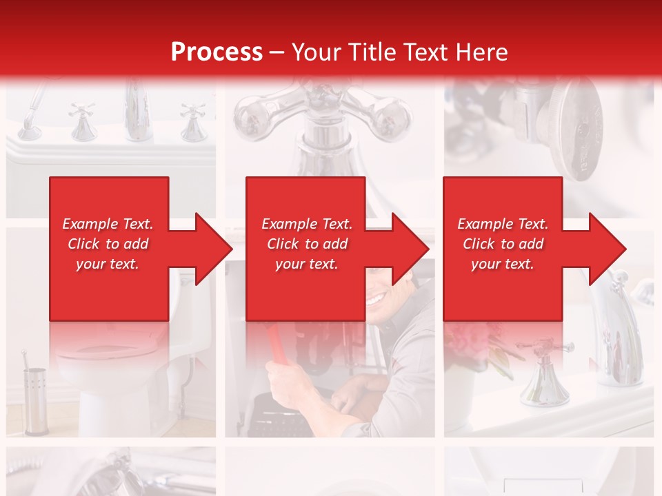 Installing Sink Bath PowerPoint Template