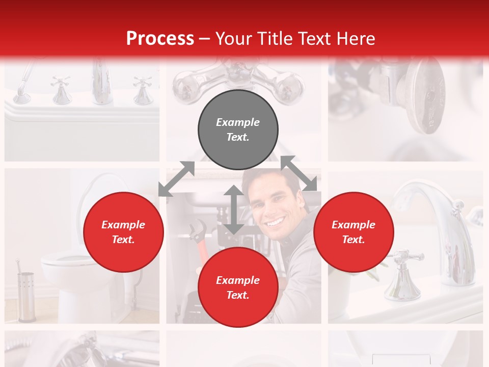 Installing Sink Bath PowerPoint Template