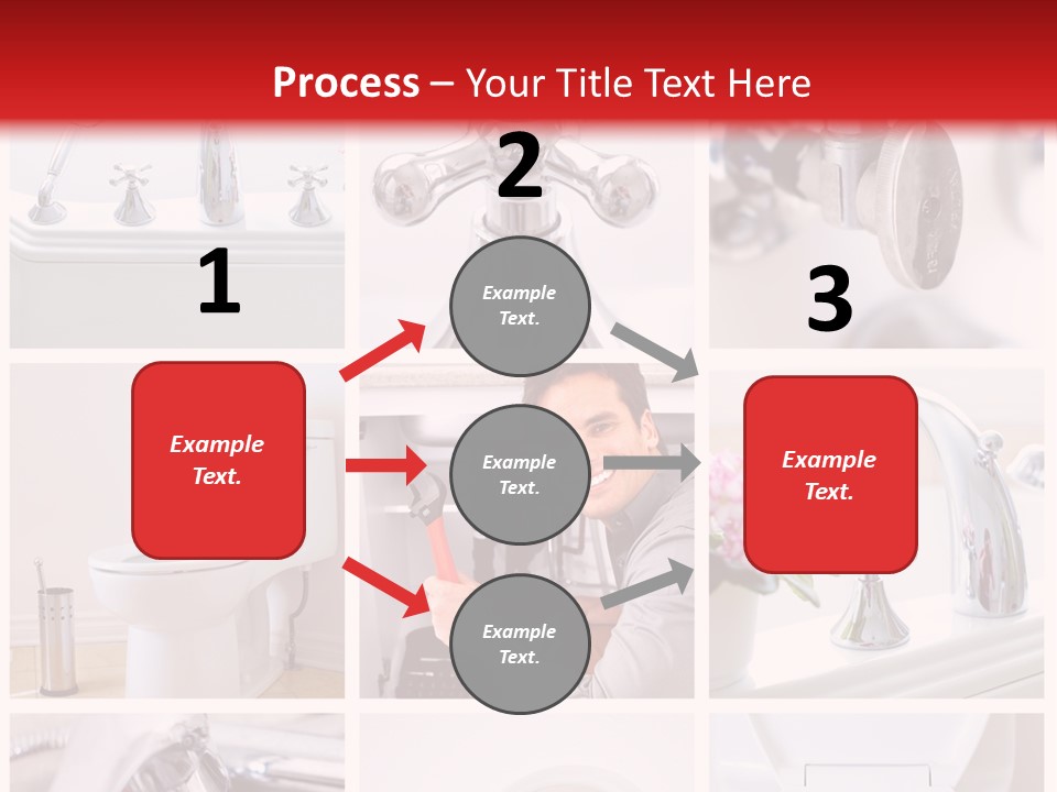 Installing Sink Bath PowerPoint Template