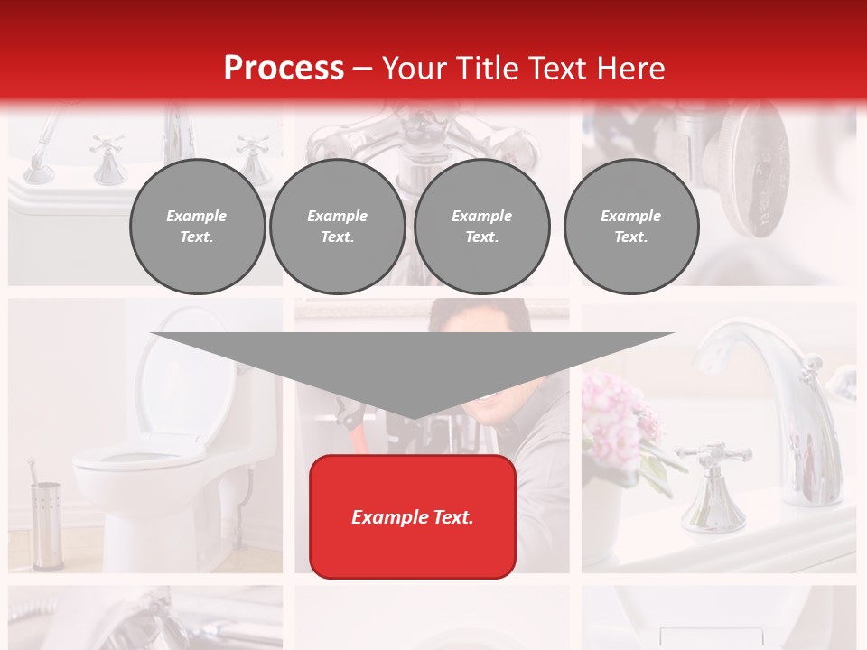 Installing Sink Bath PowerPoint Template