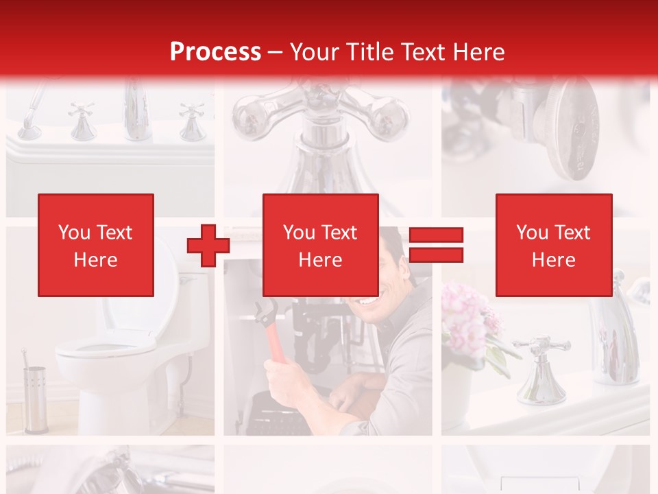 Installing Sink Bath PowerPoint Template