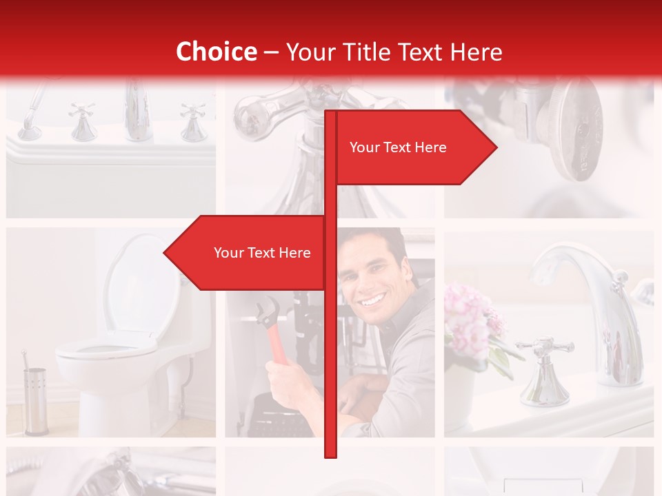 Installing Sink Bath PowerPoint Template