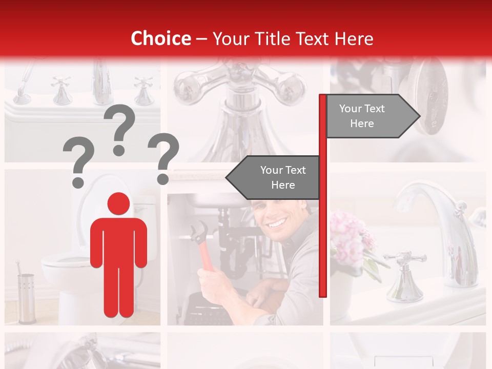Installing Sink Bath PowerPoint Template