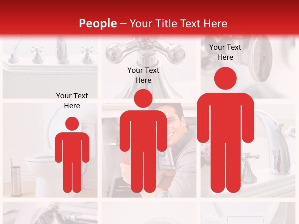 Installing Sink Bath PowerPoint Template