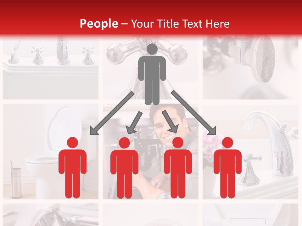 Installing Sink Bath PowerPoint Template