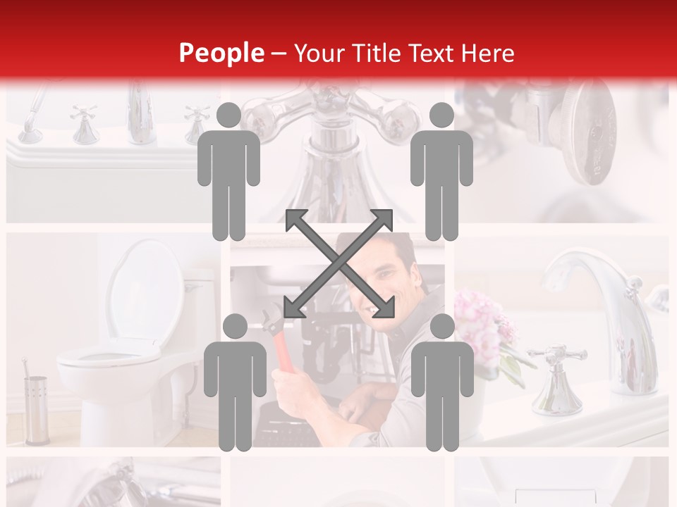 Installing Sink Bath PowerPoint Template