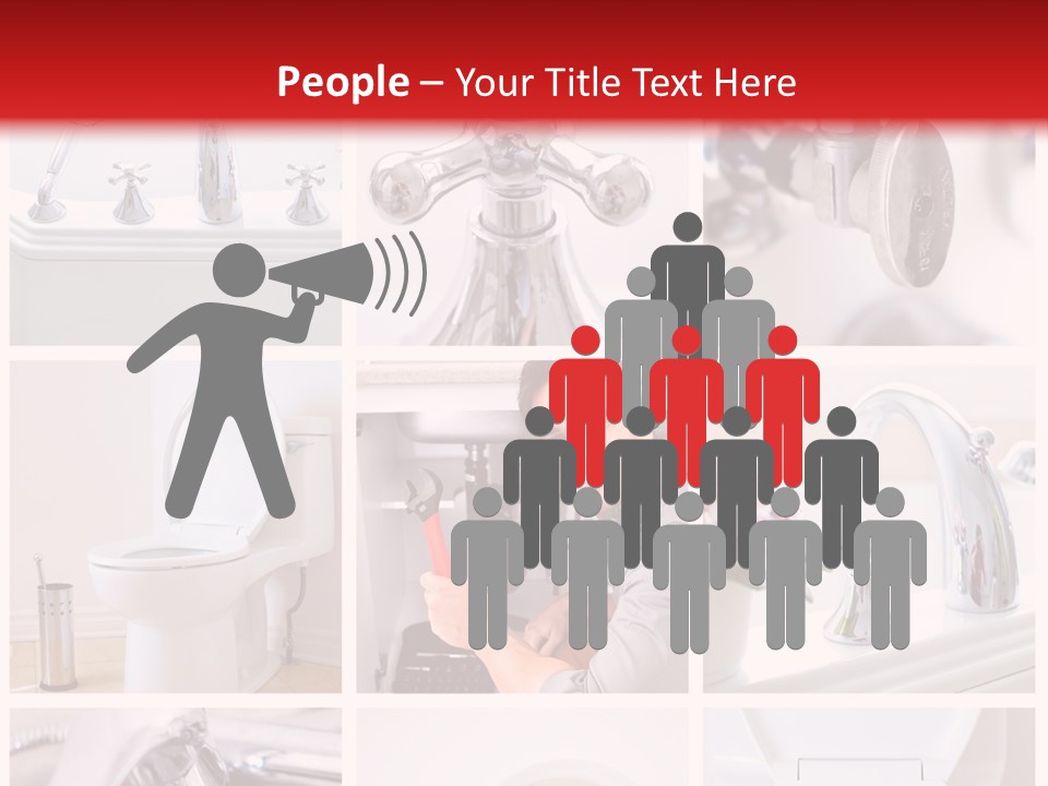 Installing Sink Bath PowerPoint Template