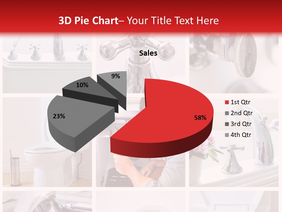 Installing Sink Bath PowerPoint Template