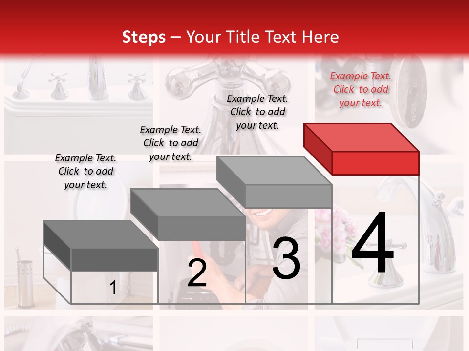 Installing Sink Bath PowerPoint Template