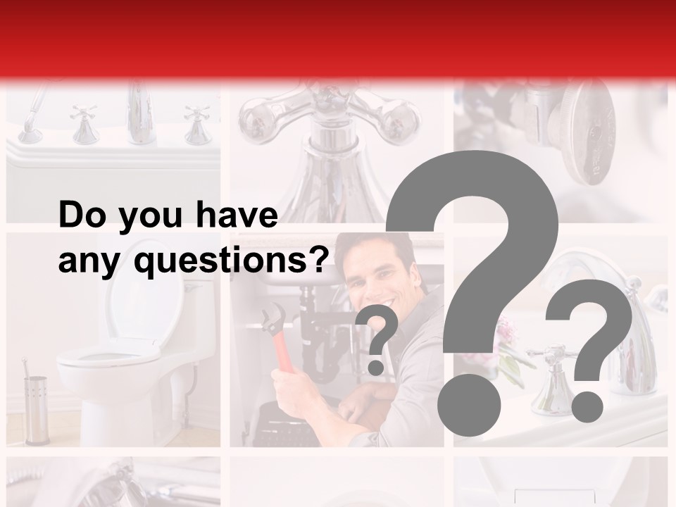 Installing Sink Bath PowerPoint Template