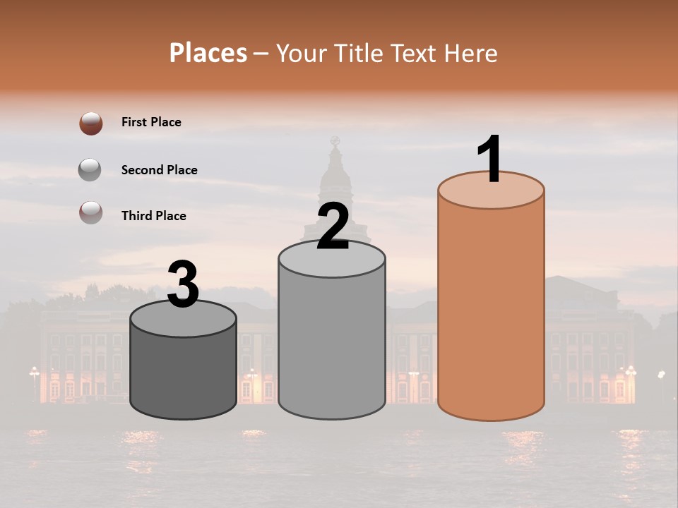 City Neva Night PowerPoint Template