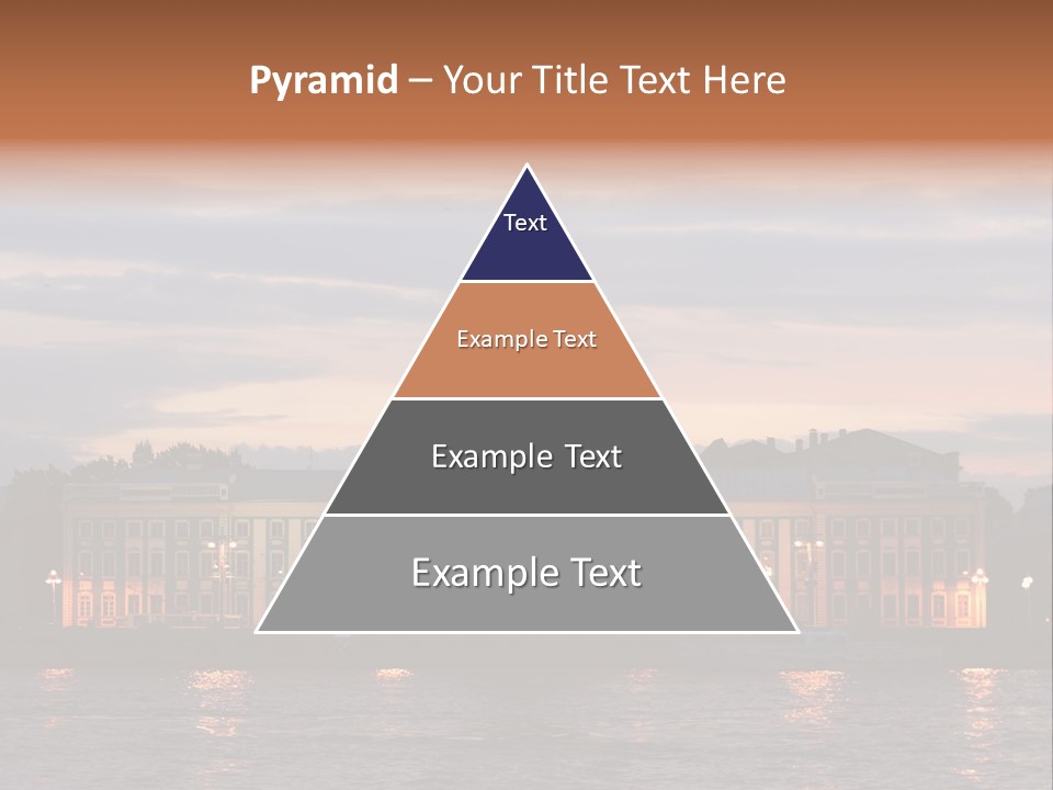 City Neva Night PowerPoint Template