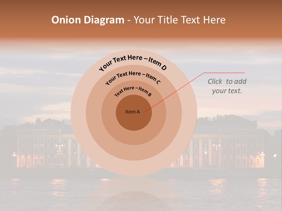 City Neva Night PowerPoint Template