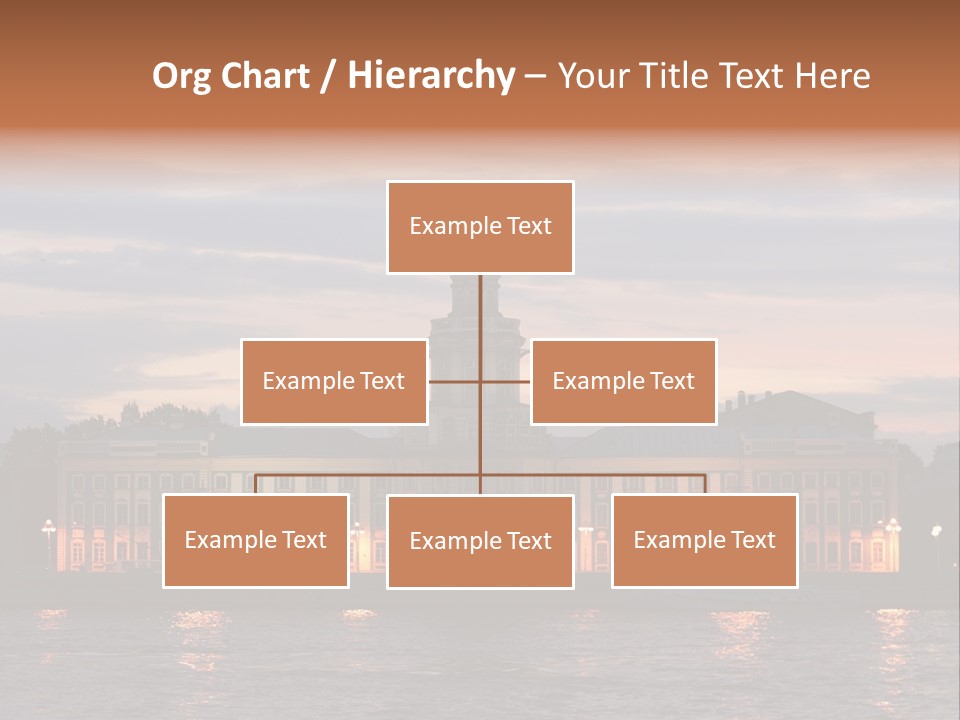 City Neva Night PowerPoint Template