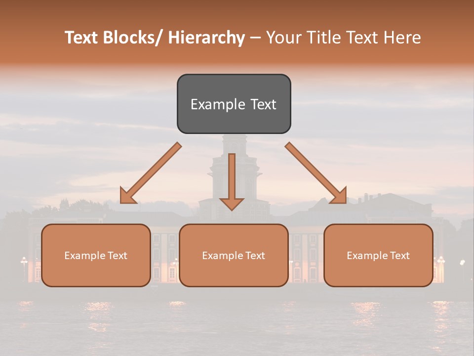 City Neva Night PowerPoint Template