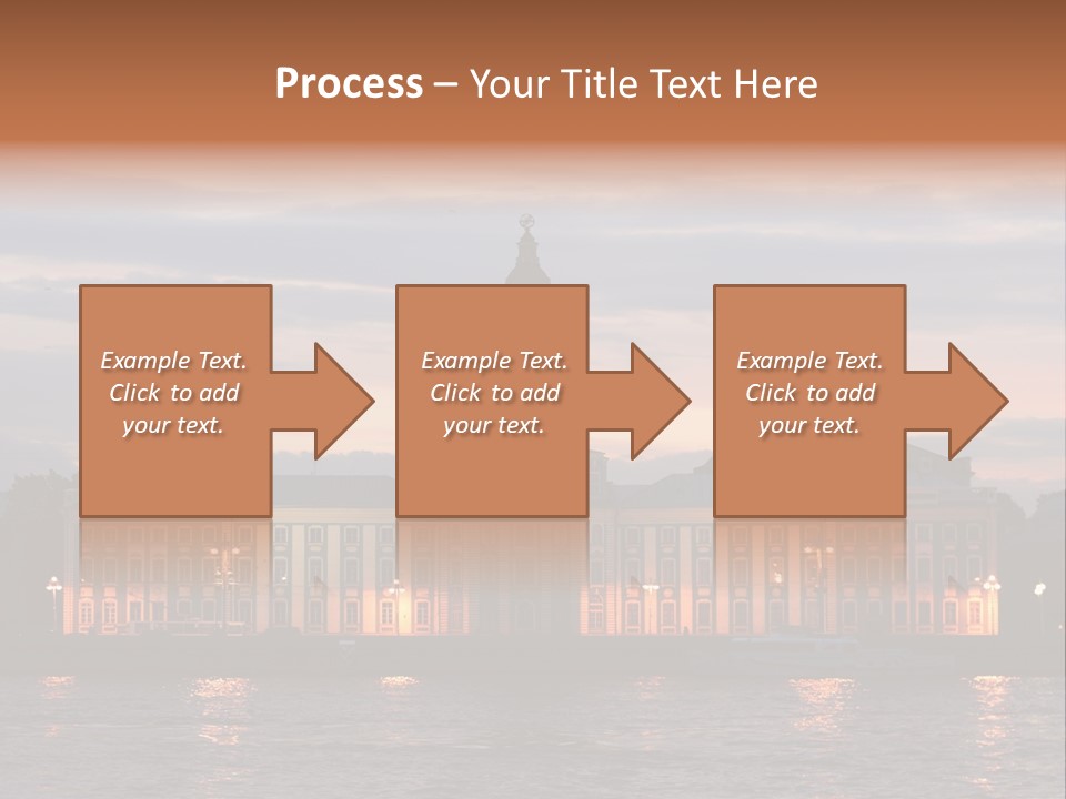 City Neva Night PowerPoint Template
