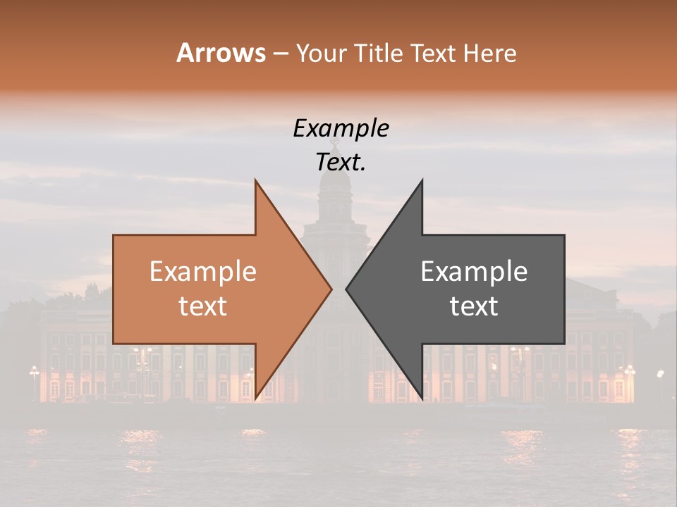 City Neva Night PowerPoint Template