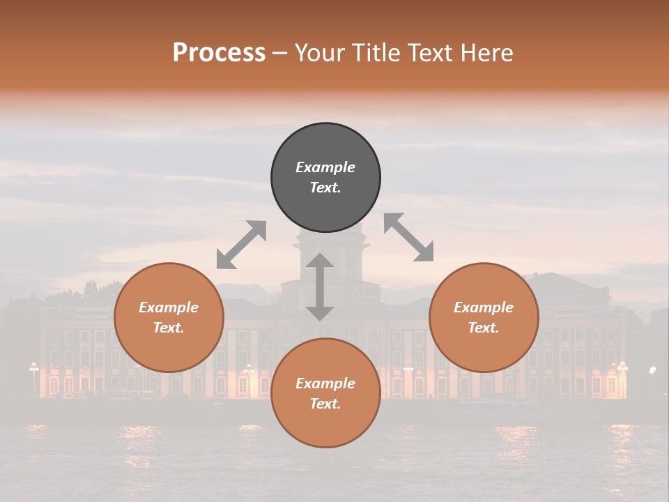 City Neva Night PowerPoint Template