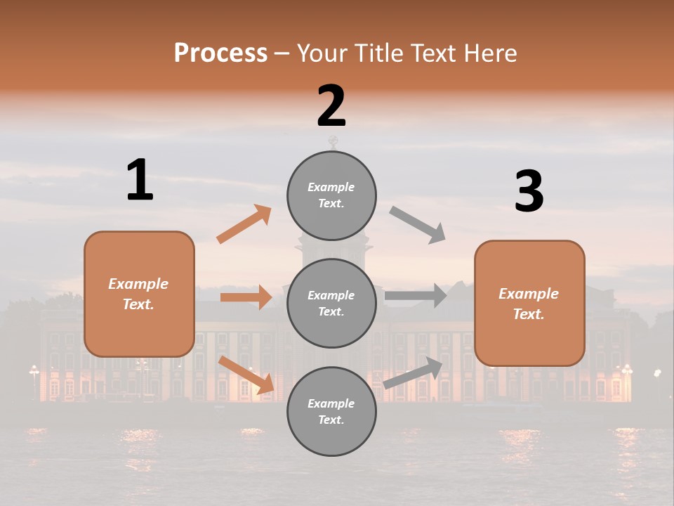 City Neva Night PowerPoint Template