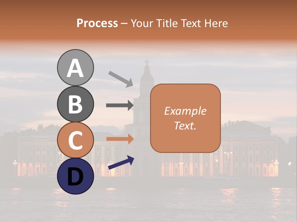 City Neva Night PowerPoint Template