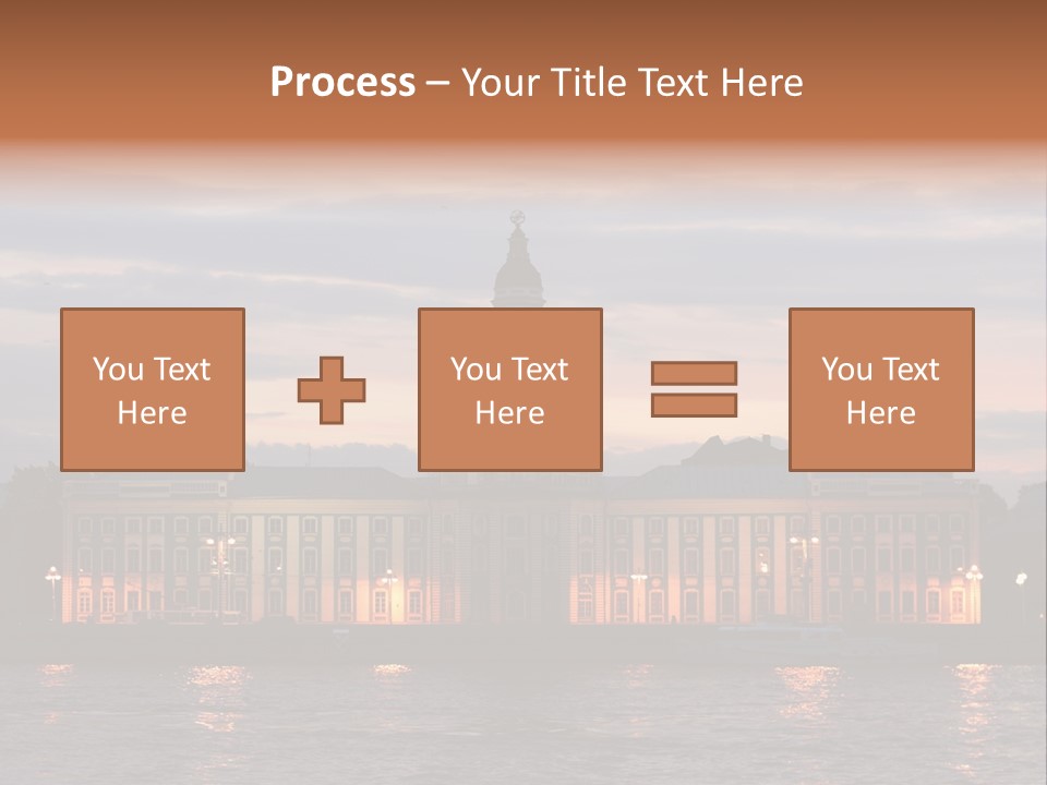 City Neva Night PowerPoint Template
