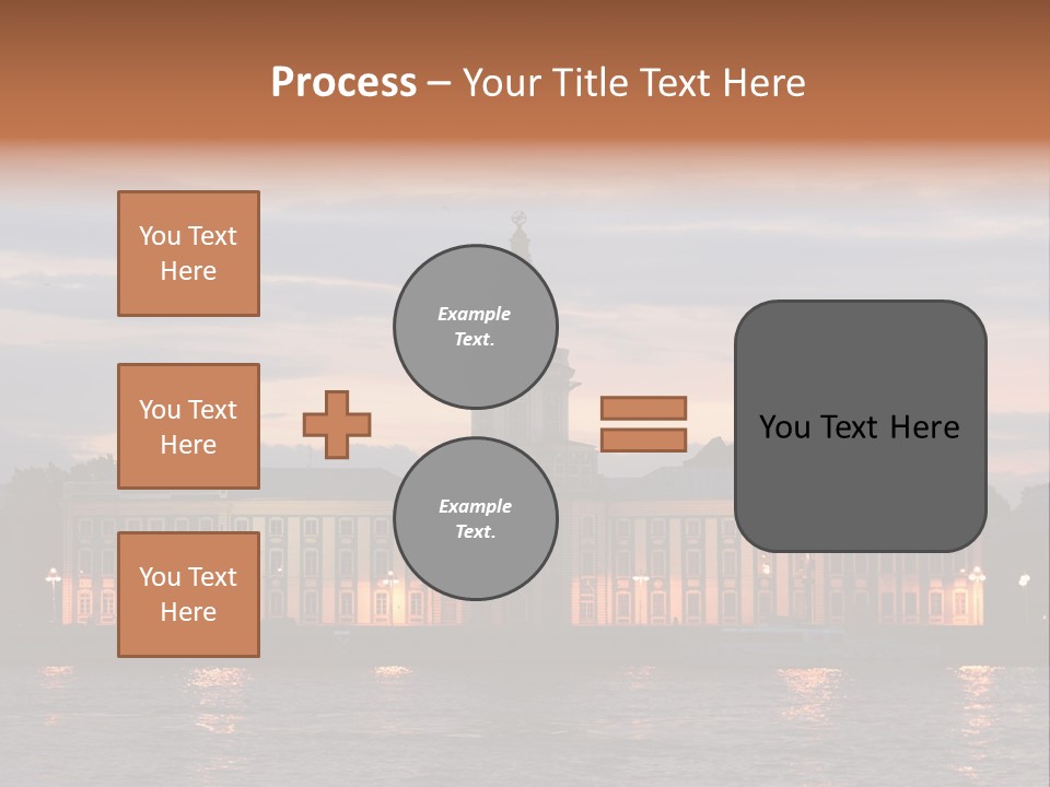 City Neva Night PowerPoint Template