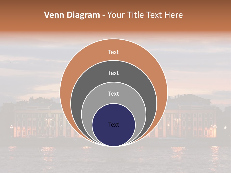City Neva Night PowerPoint Template