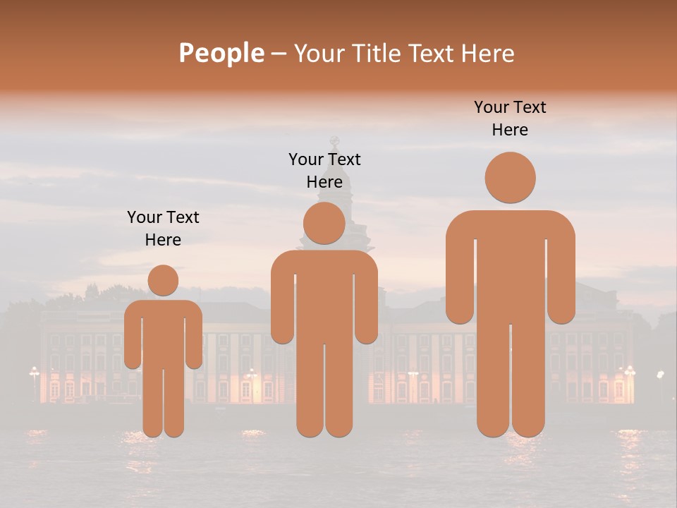 City Neva Night PowerPoint Template